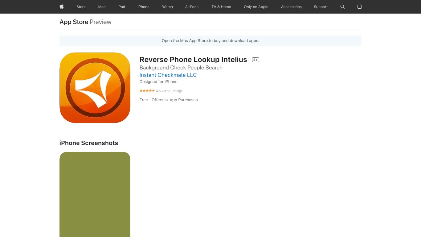 Reverse Phone Lookup Intelius 4+ - App Store